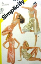 5549 CULOTTE SLIP, BIKINI, PANTIE, BRA, SLIP, CAMI PATTERN 10,12